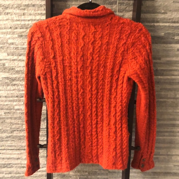 Anthropologie Brand Sparrow Cable Sweater Blazer - Picture 6 of 7